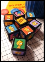 Dice : Dice - Game Dice - Simpsons The Dont Have a Cow Dice Game  by Milton Bradley 1990 - Ebay Feb 2011
